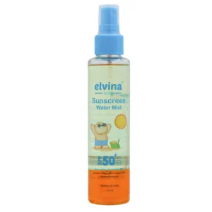 اسپری ضد آفتاب کودک بدون رنگ الوینا SPF 50 مدل Water Mist ‌مناسب انواع پوست حجم 150 میلی‌لیتر